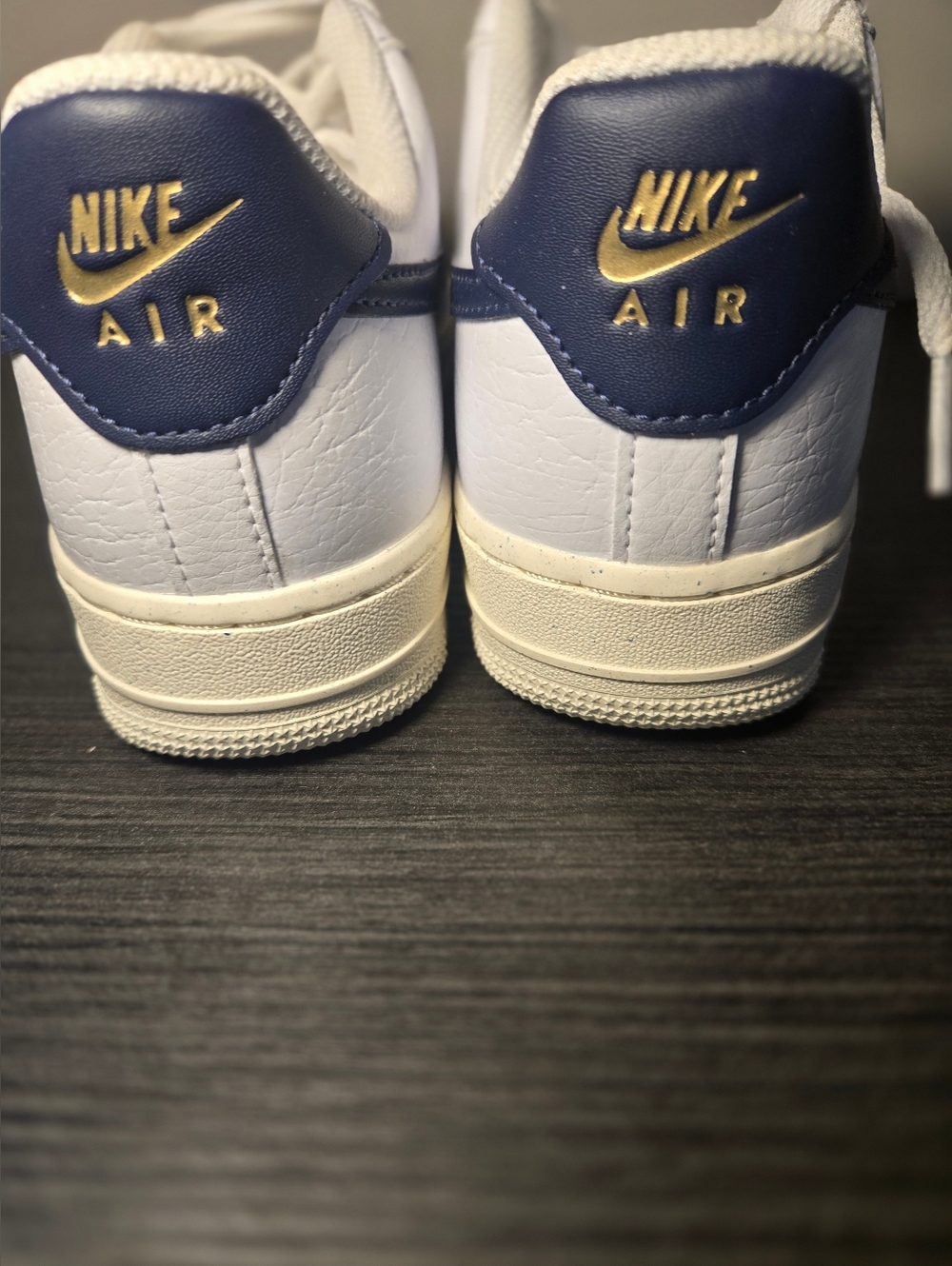 Nike Air Force 1 07 NN White Obsidian Womens 7 Sneakers NWT - Picture 5 of 10